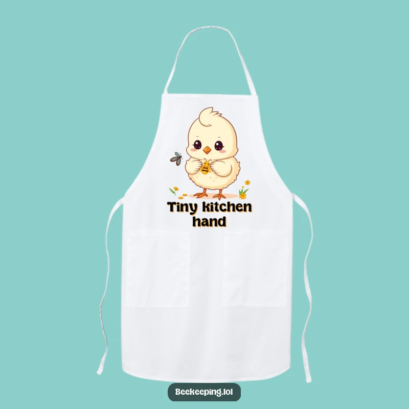 Funny Chick Nectar Apron - Humorous Kitchen Wear, Gardener Gift