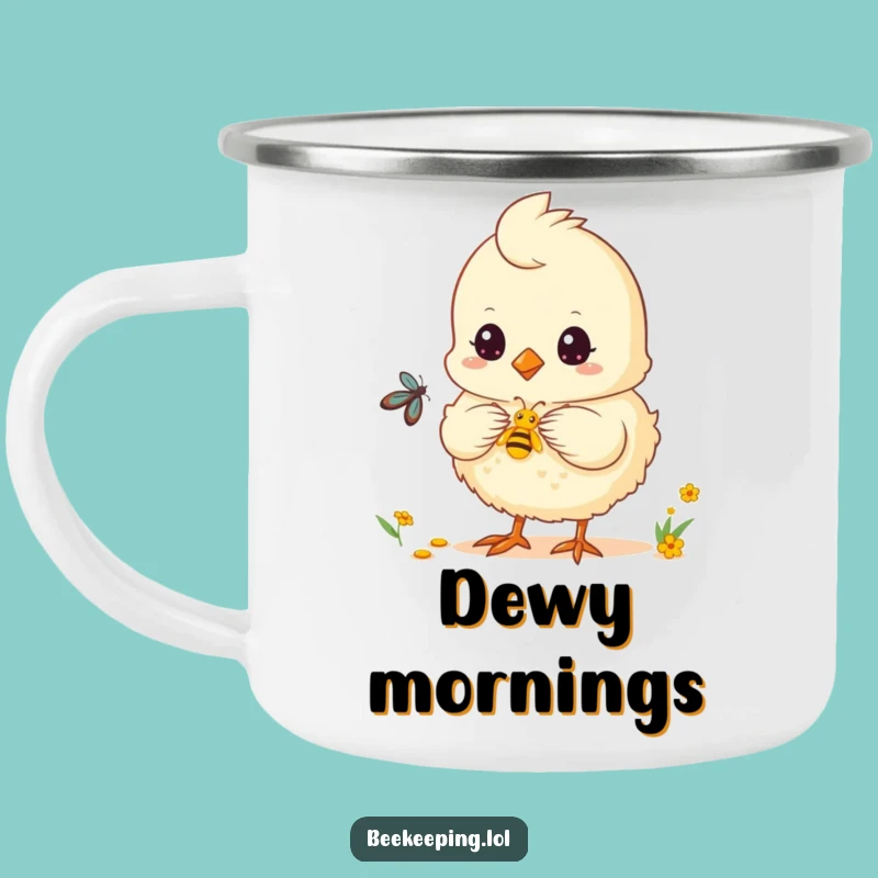 Funny Chick Nectar Camping Mug - Humorous Outdoor Bird Lover Gift
