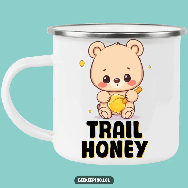 Funny Bear Honey Camping Mug - Humorous Outdoor Treat Gift