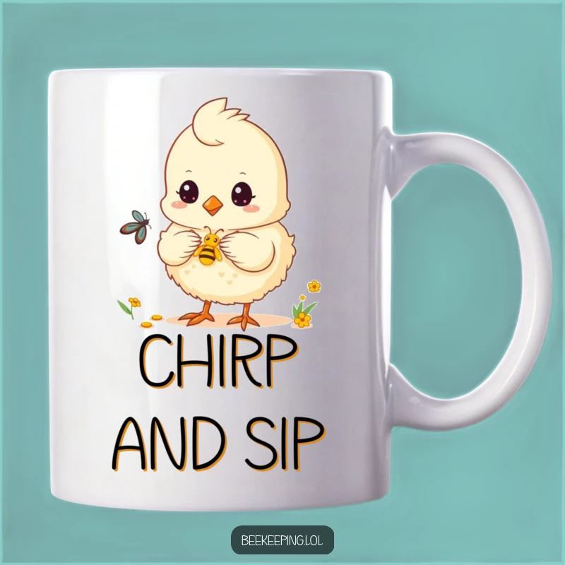 Funny Chick Nectar Mug - Cute Helper Gift For Bird Lovers