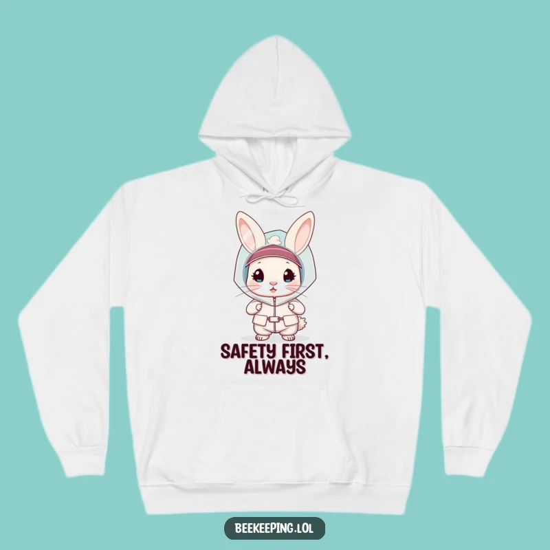 Cozy Funny Rabbit Bee Suit Hoodie: Warmth for the Earth's Heroes