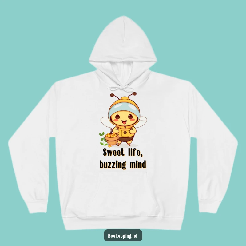 Funny Bee Beekeeper Hoodie: Stay Cozy in This Happy Nectar Collector's Sweet Funny Gift!