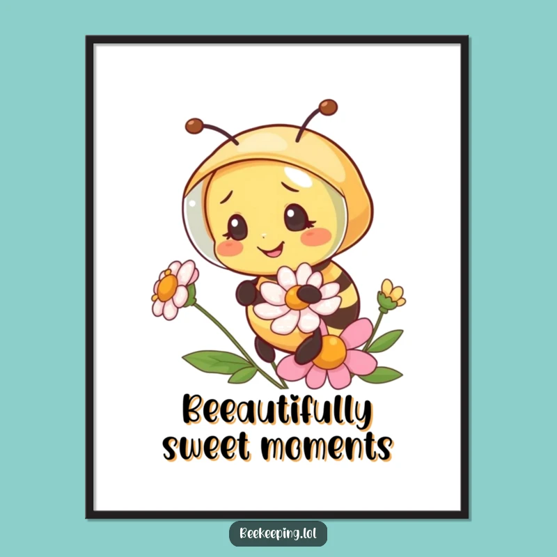 Free Printable Bee Wall Art - Funny Downloadable Decor for Happy Homes