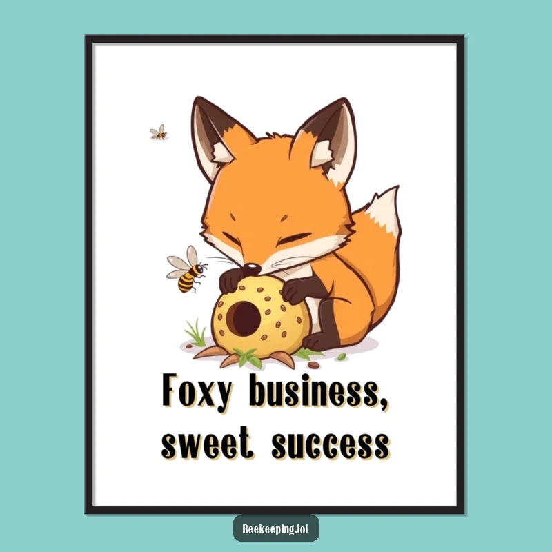 Free Printable Fox Wall Art - Funny Downloadable Decor for Clever Spaces