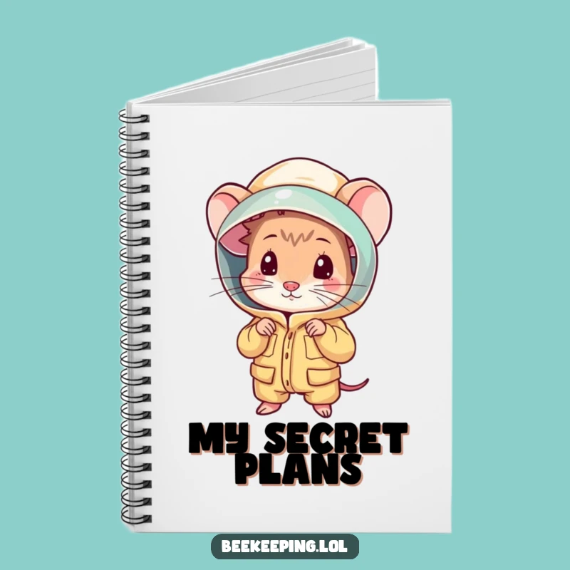 Funny Mouse Beekeeping Notebook: Cute Rodent Journal, Hilarious Notes, Gift Idea