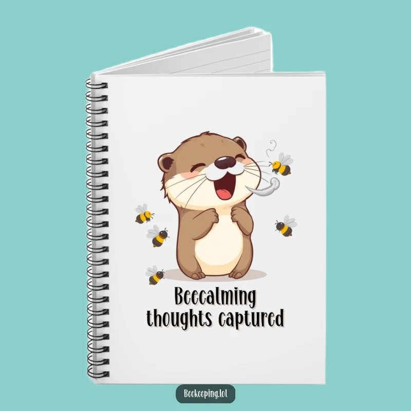 Funny Otter Notebook: Jot Down Ideas with Bee-Calming Humor