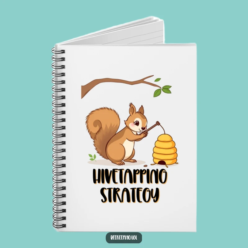 Funny Squirrel Beehive Notebook: Jot Down Mischievous Ideas
