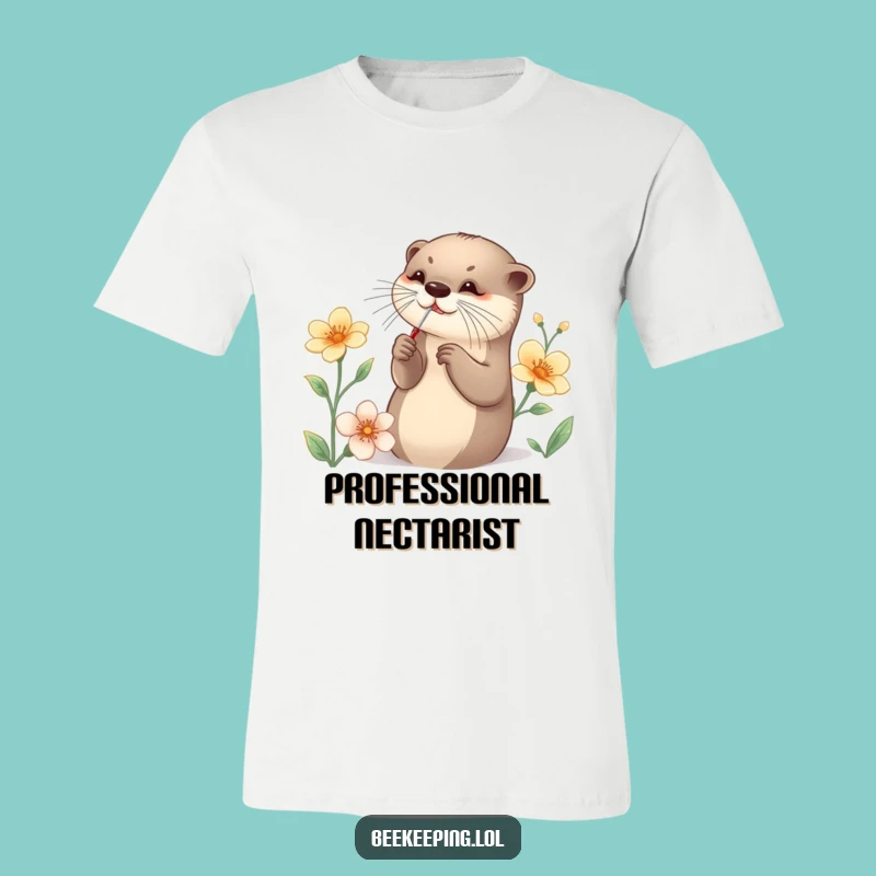 Funny Otter Nectar T-Shirt: Precise Tool Use for Comedic Style
