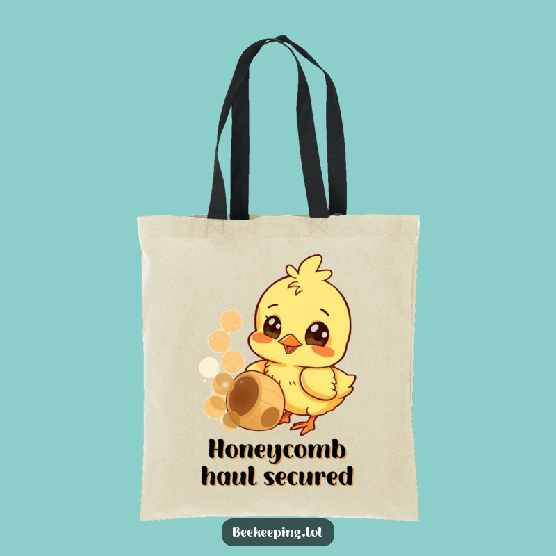 Funny Chick Honey Tote Bag: Cute Birdy Carryall for Humorous Errands